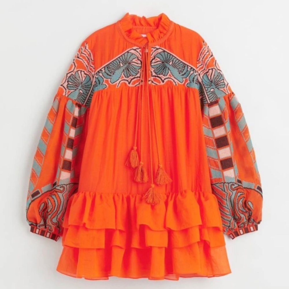 Iris Apfel and H&M Flounce-hemmed Tunic